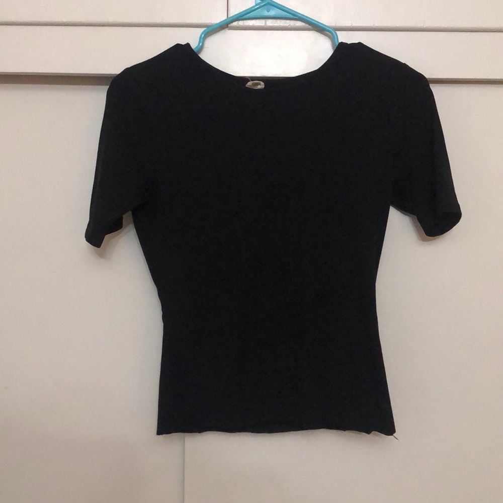 Soft black tee